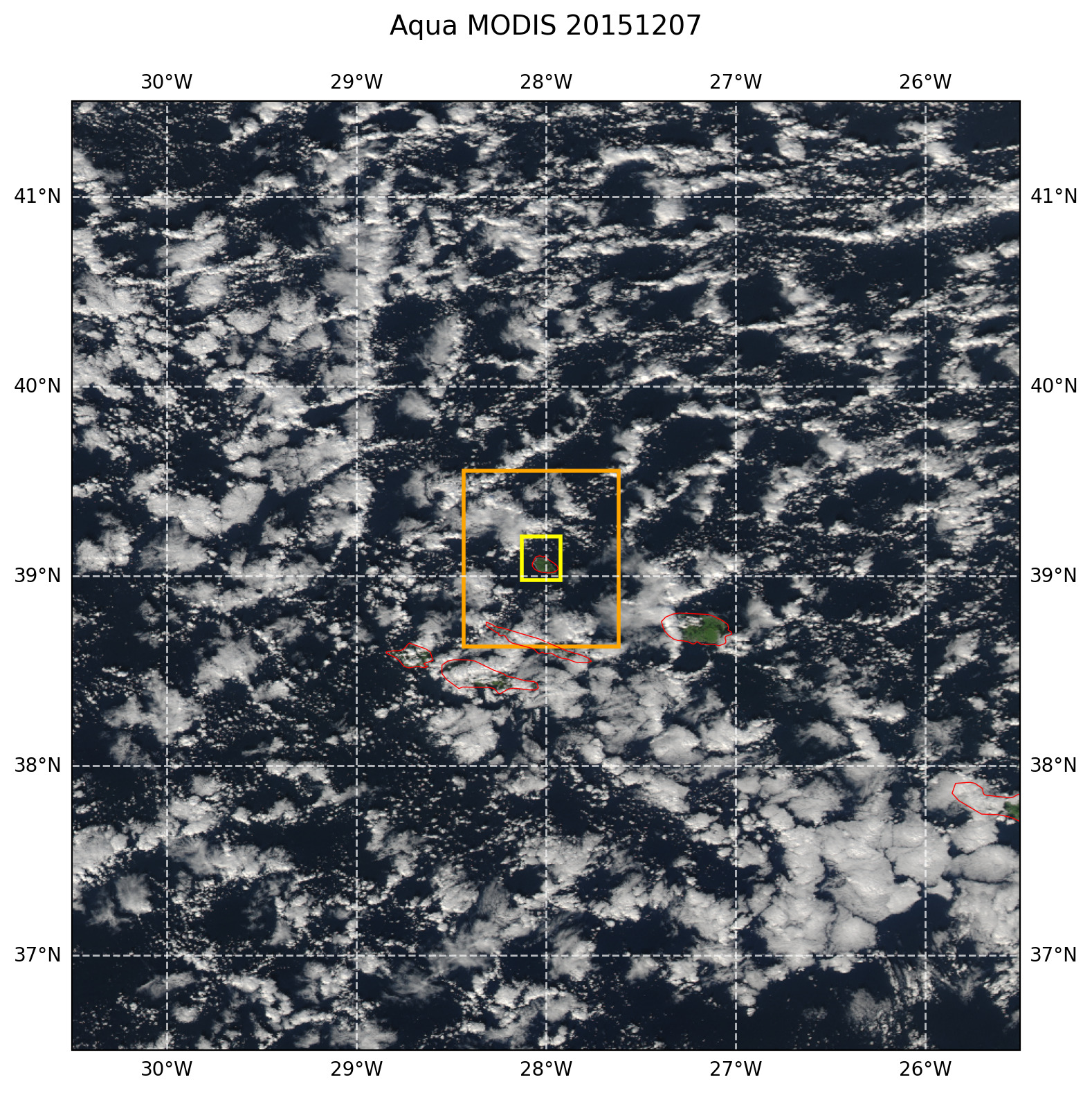 True color MODIS AQUA