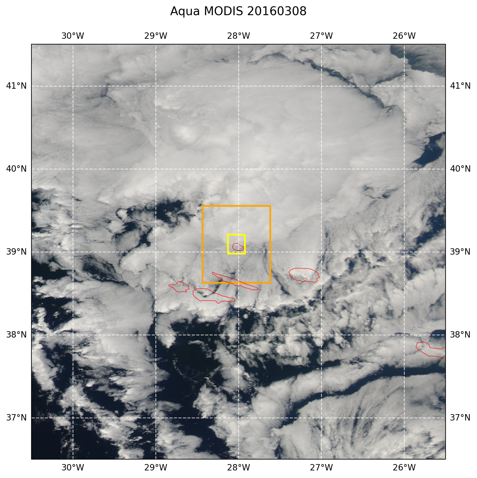 True color MODIS AQUA