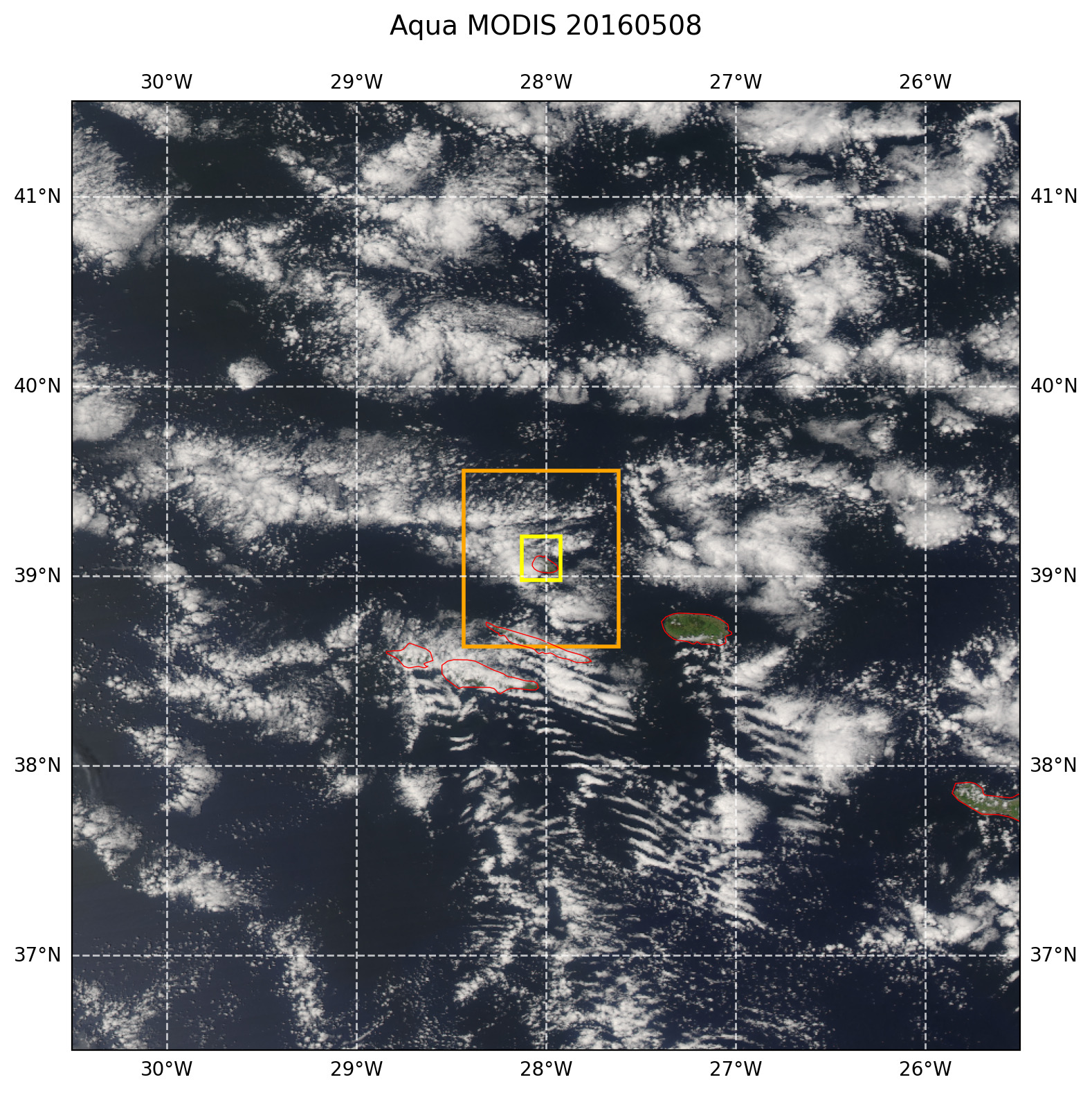 True color MODIS AQUA