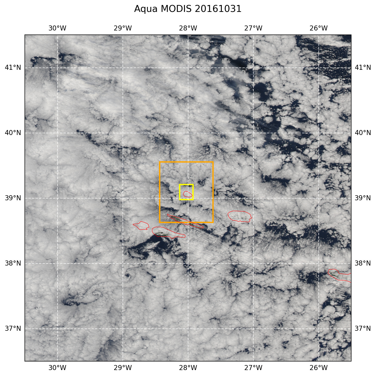 True color MODIS AQUA