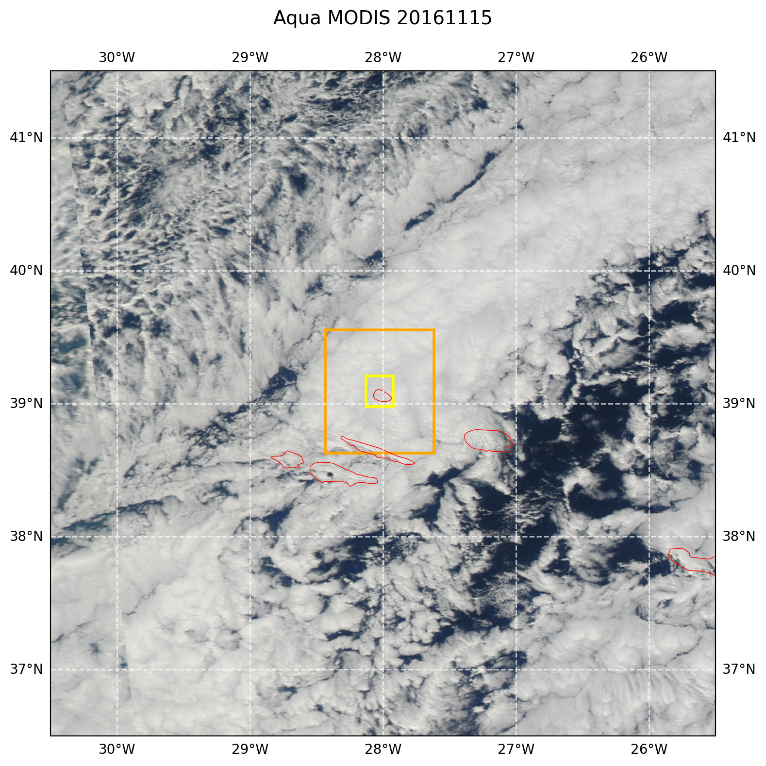 True color MODIS AQUA