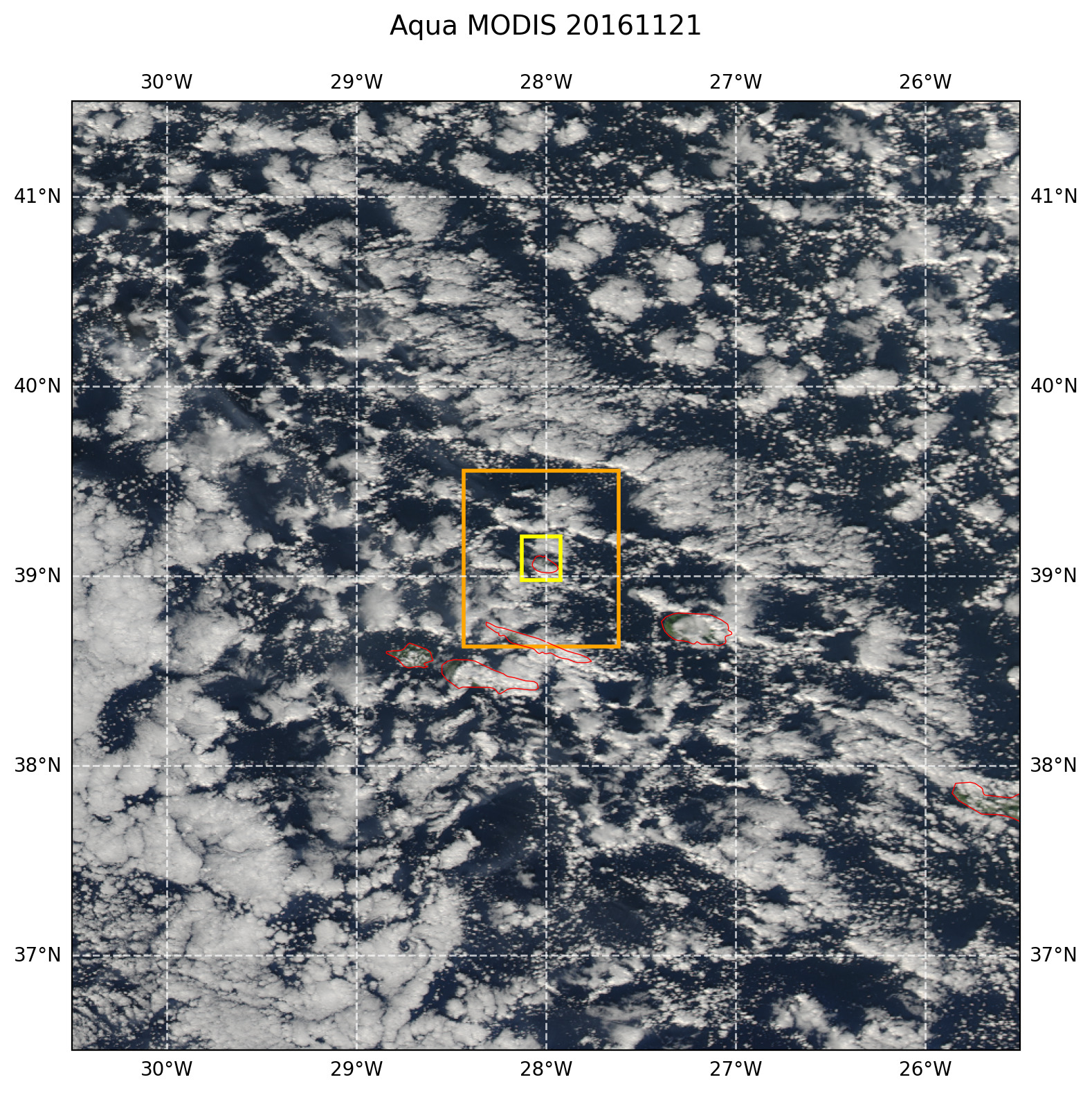True color MODIS AQUA