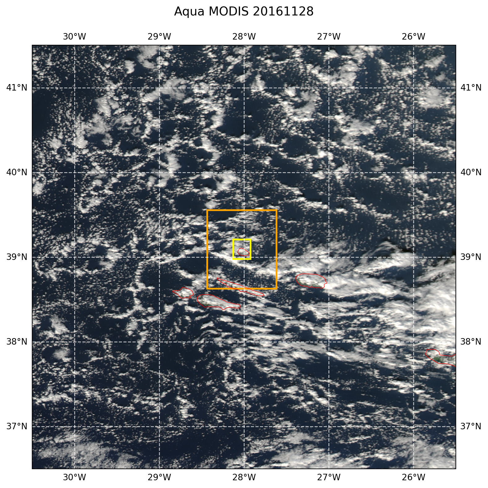True color MODIS AQUA