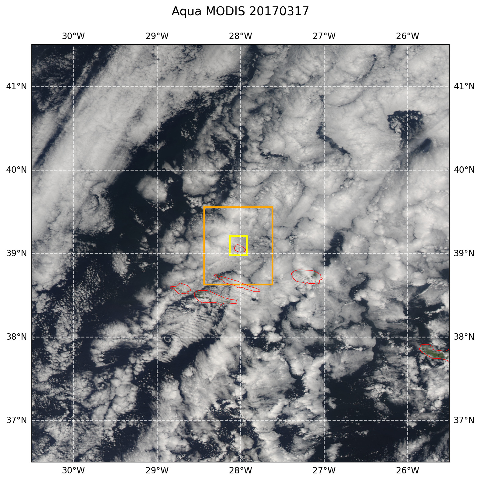 True color MODIS AQUA