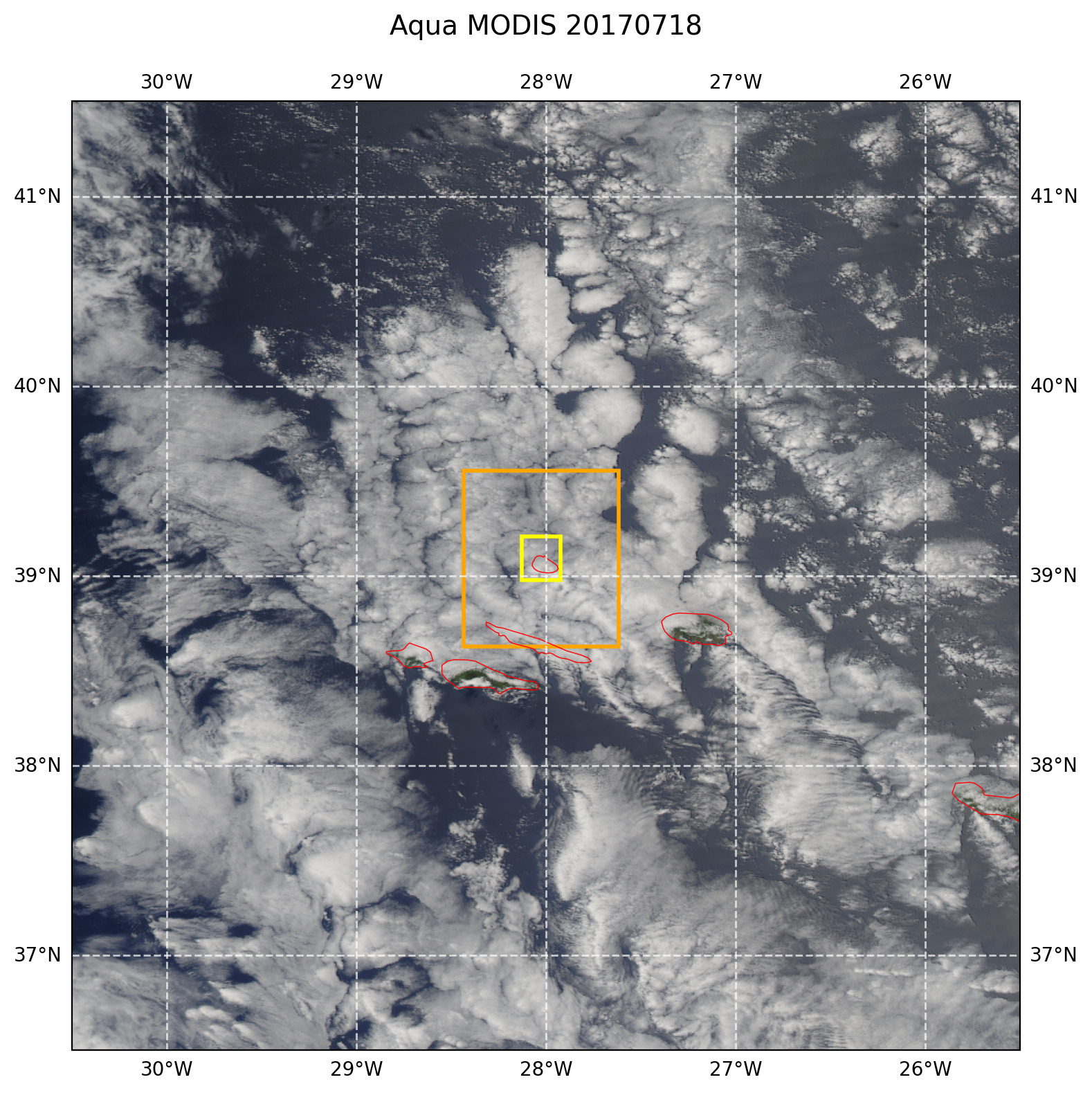 True color MODIS AQUA