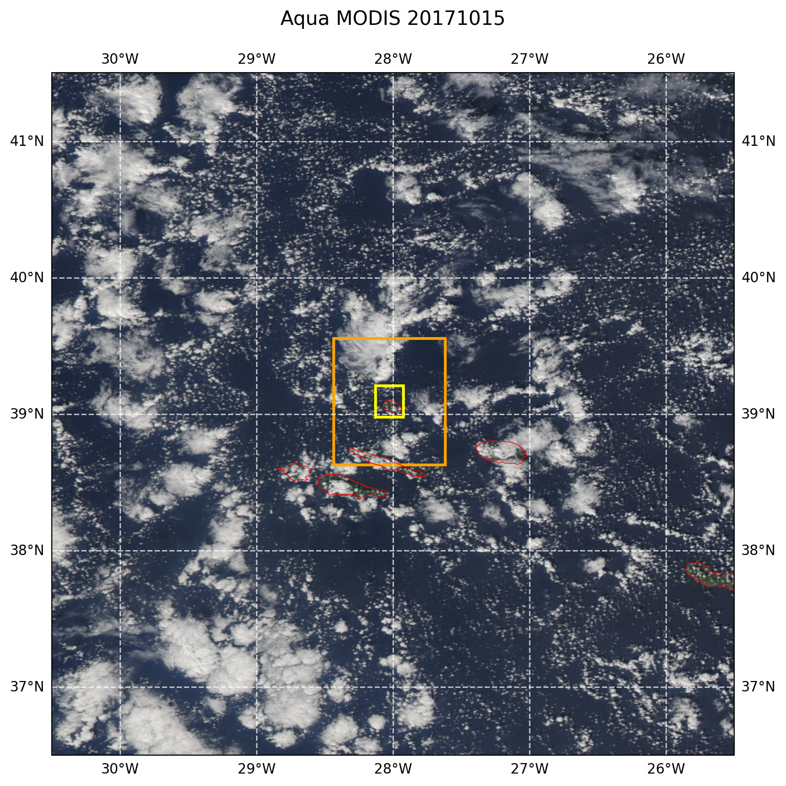 True color MODIS AQUA