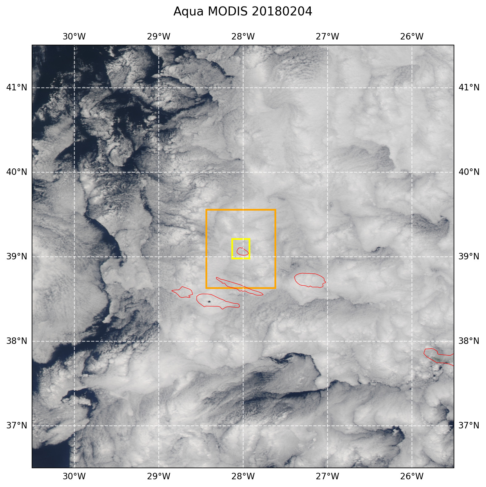 True color MODIS AQUA