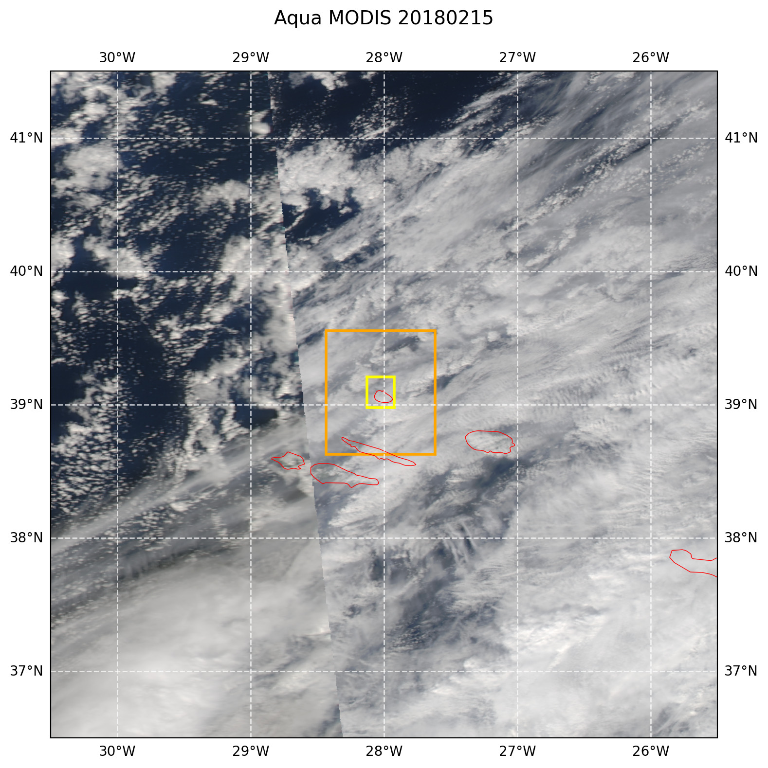 True color MODIS AQUA