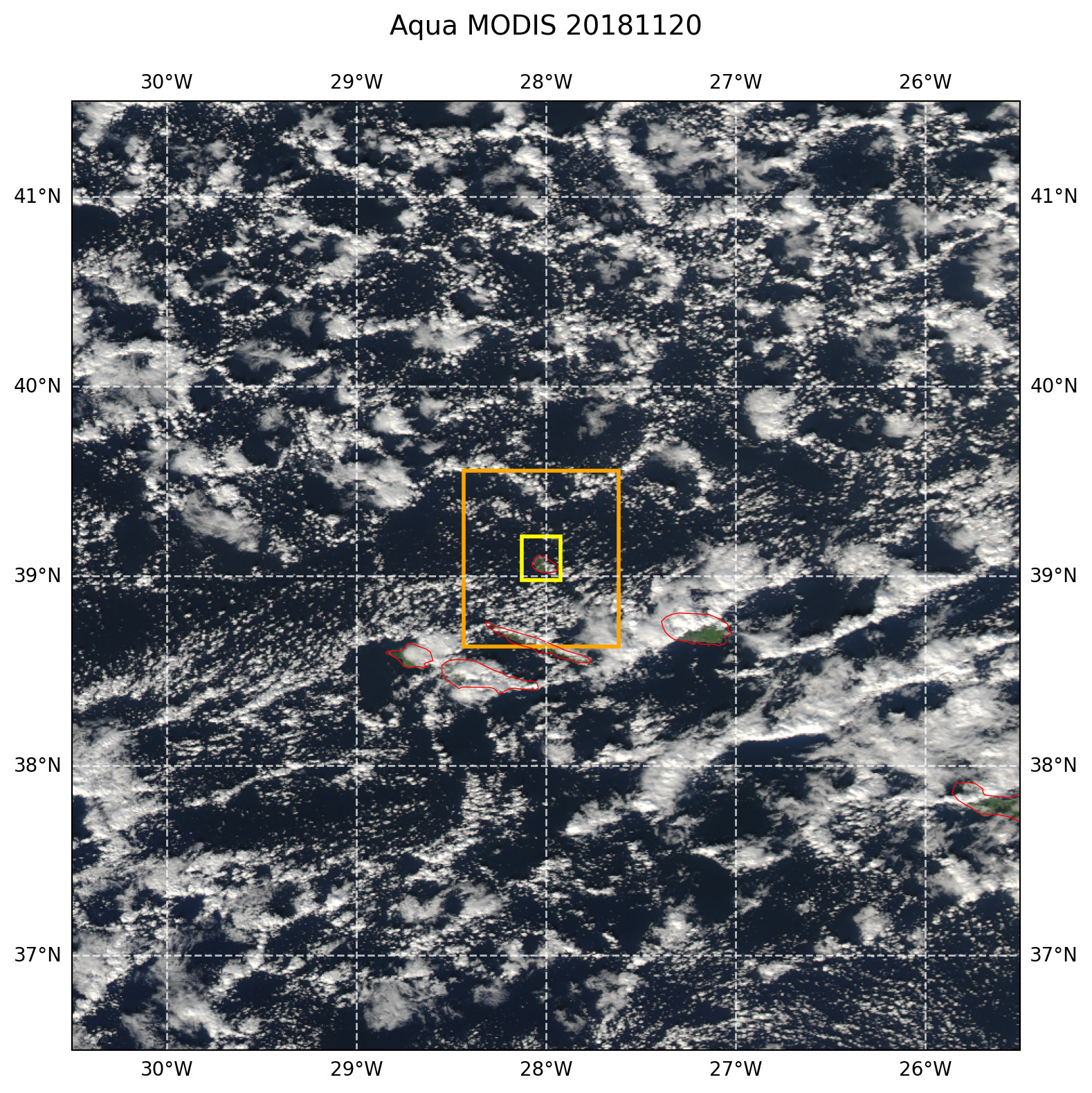True color MODIS AQUA