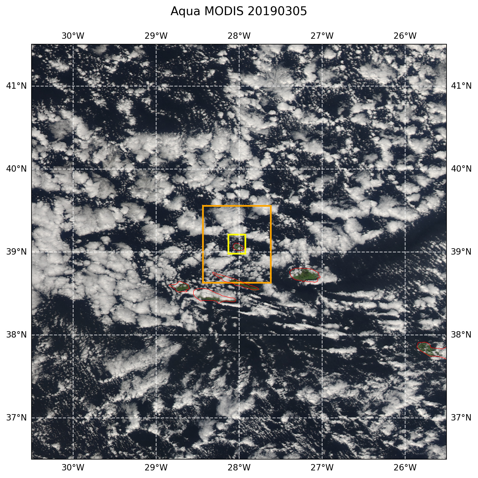 True color MODIS AQUA
